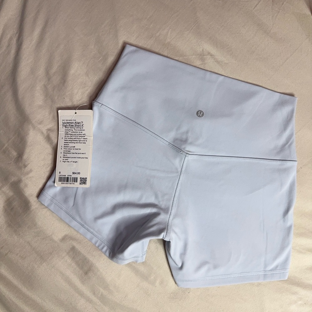 lululemon athletica Women's Soft Blue Bike Shorts